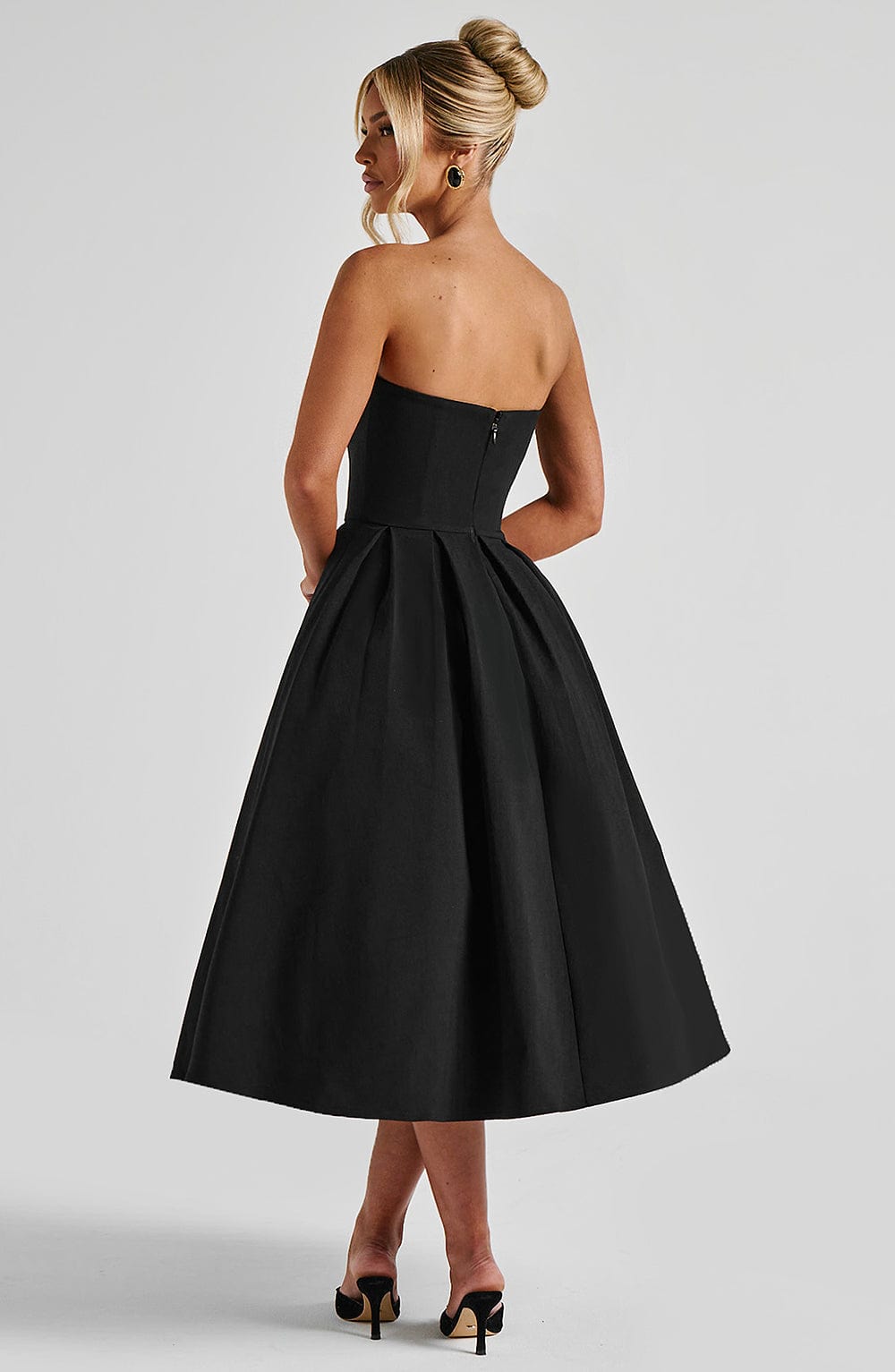 Gemma Midi Dress - Black