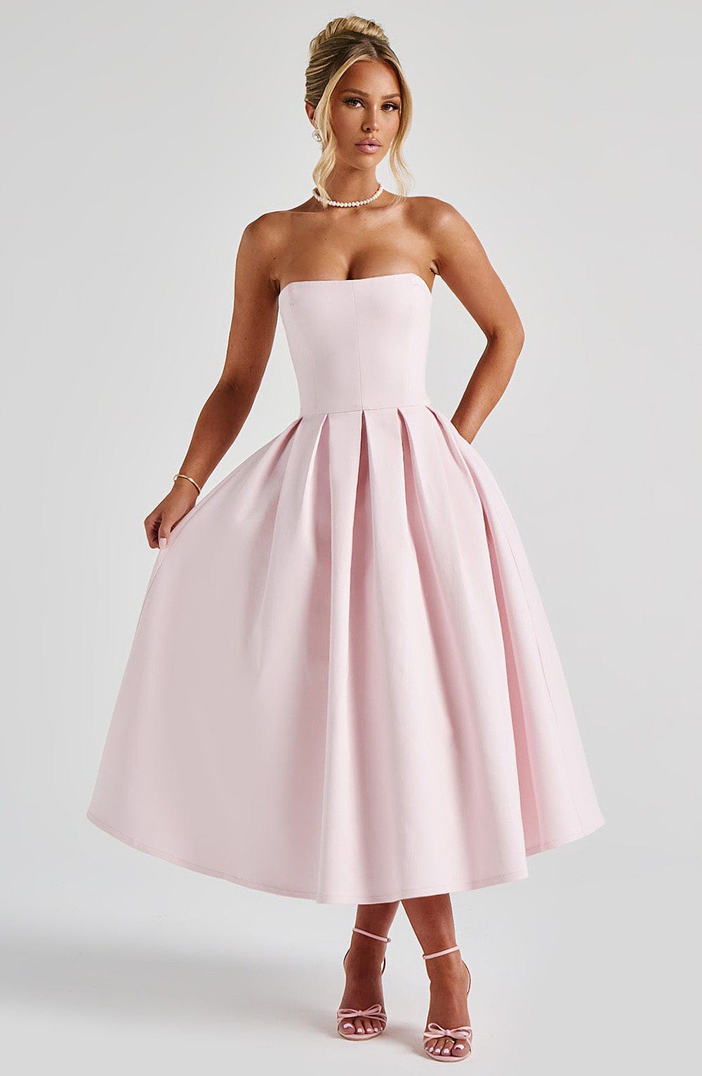 Gemma Midi Dress - Blush