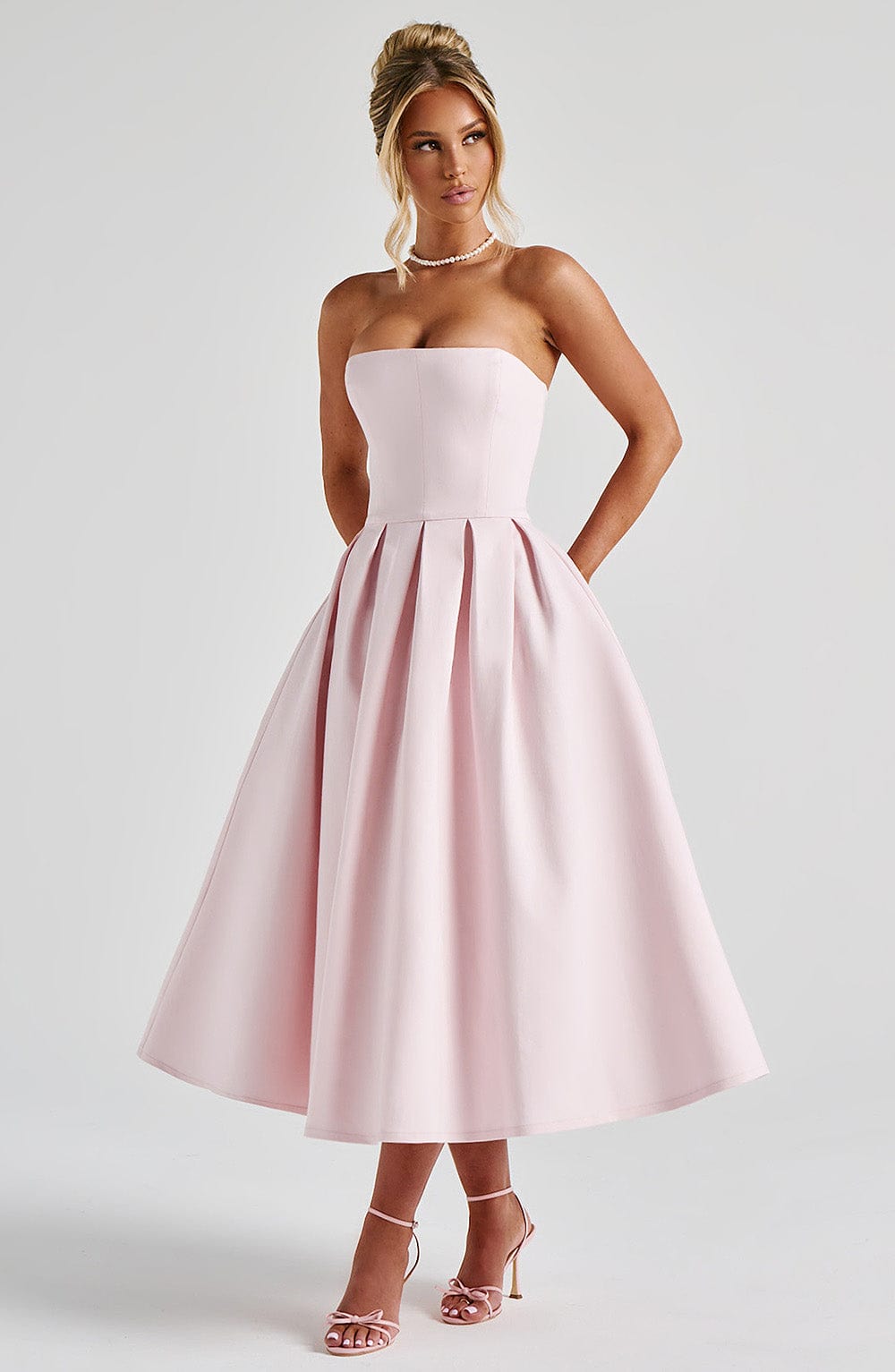 Gemma Midi Dress - Blush