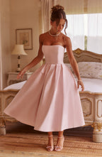 Gemma Midi Dress - Blush