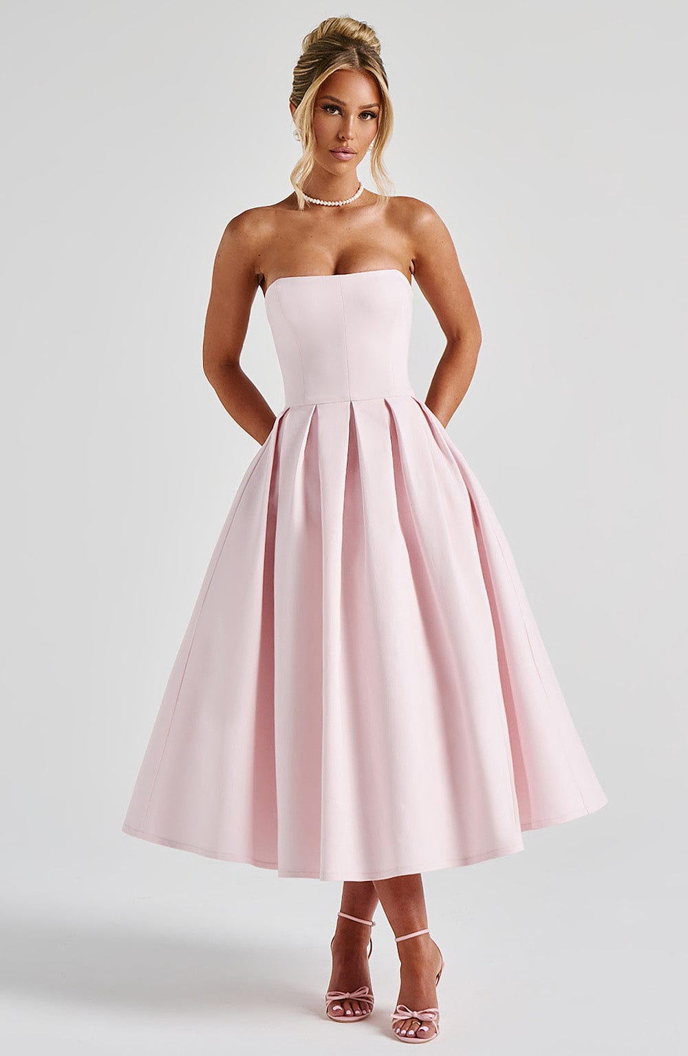 Gemma Midi Dress - Blush