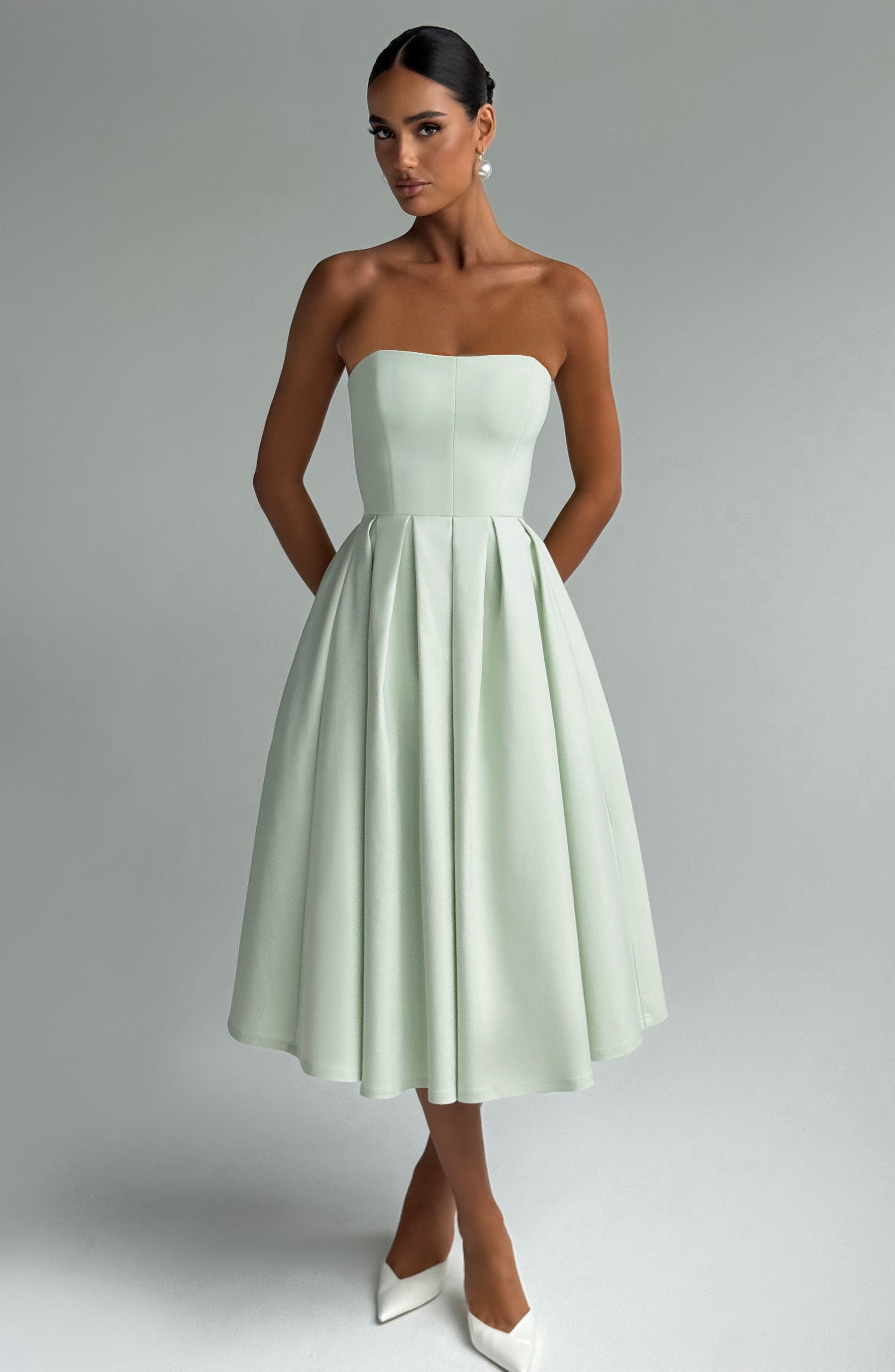 Gemma Midi Dress - Mint