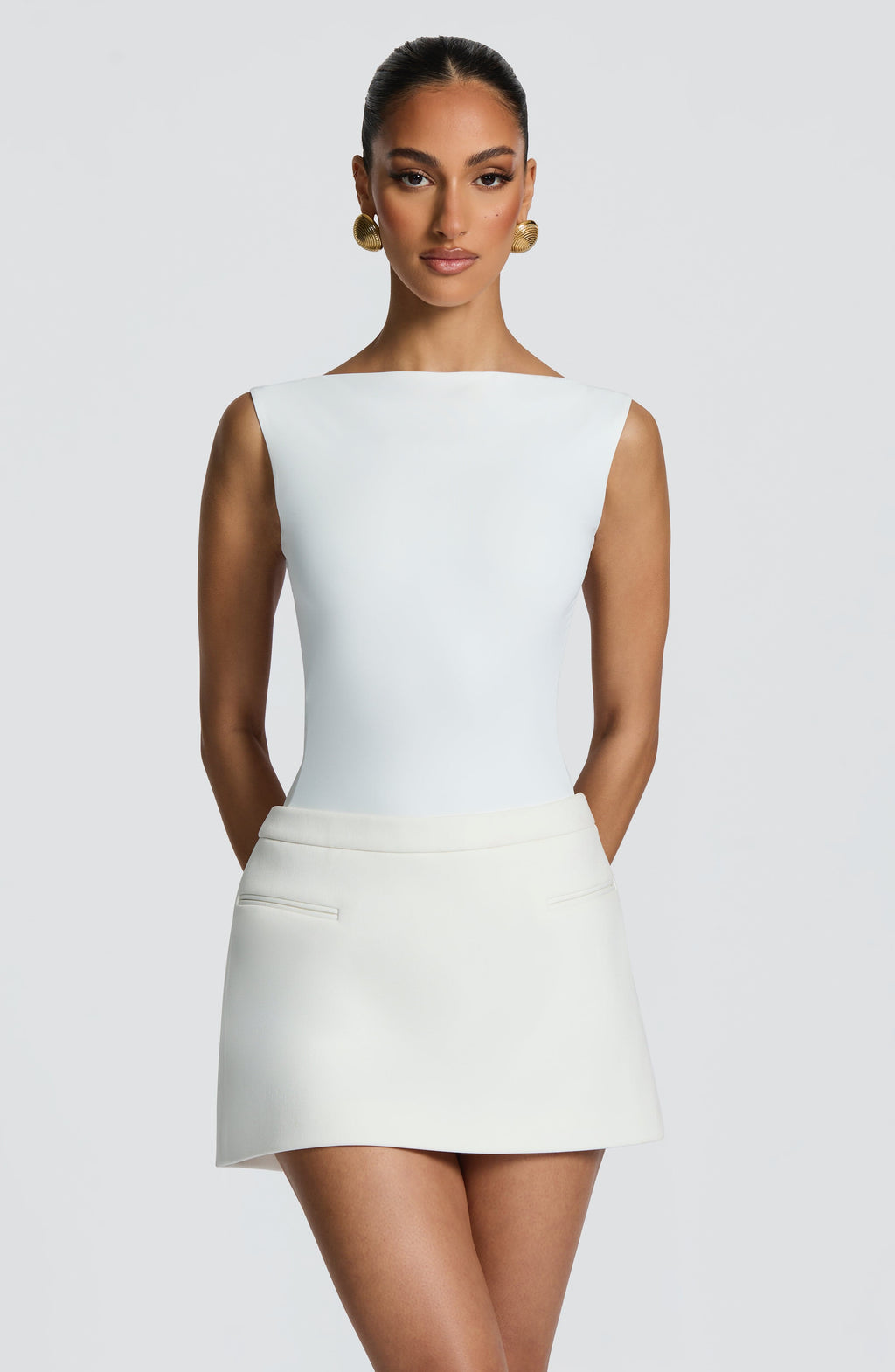 Rosie Mini Skirt - Ivory