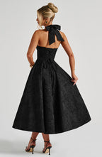 Amber Midi Dress - Black