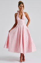 Amber Midi Dress - Blush