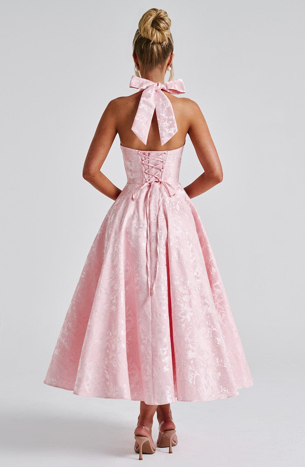 Amber Midi Dress - Blush