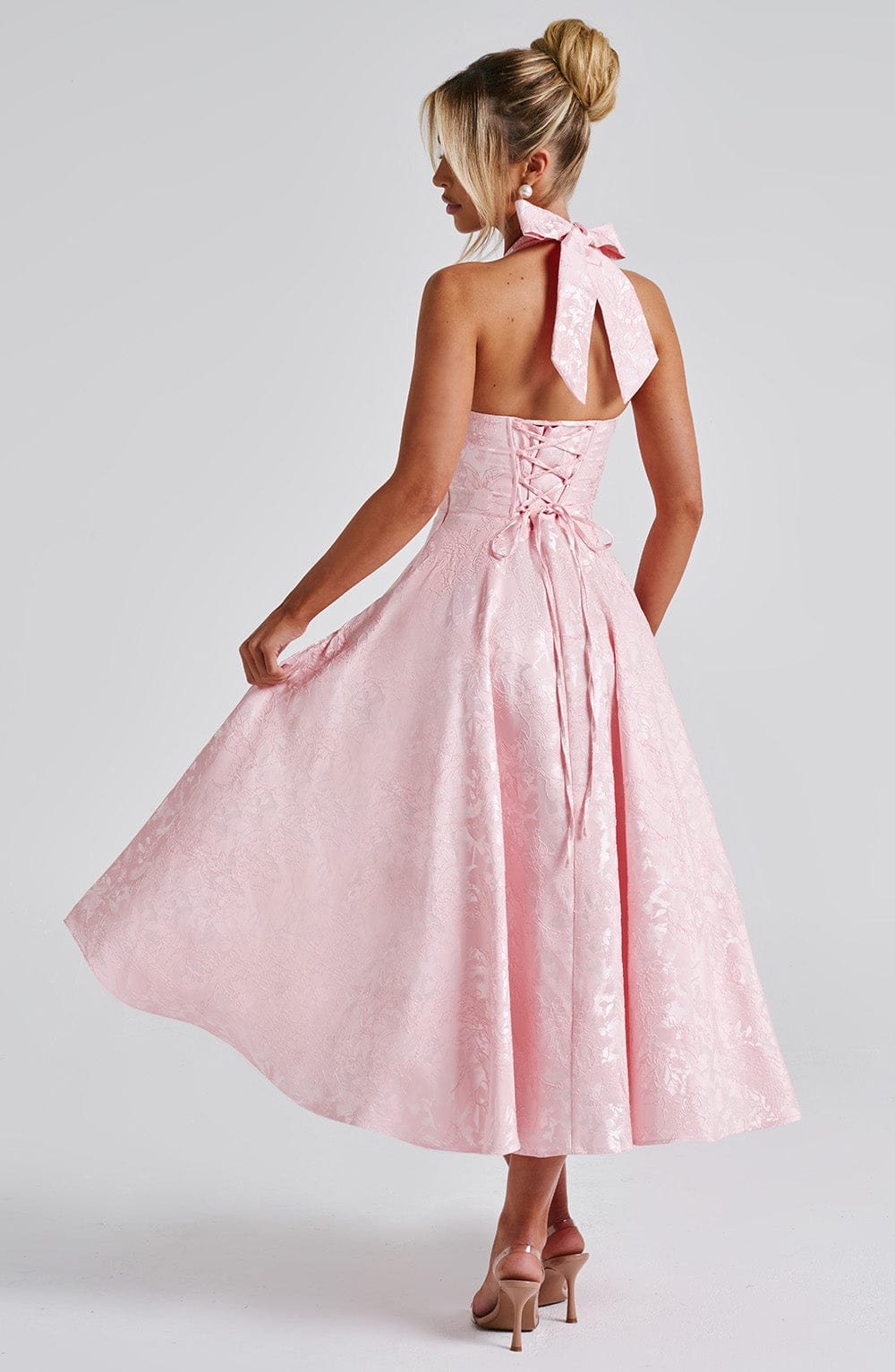 Amber Midi Dress - Blush
