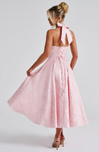 Amber Midi Dress - Blush