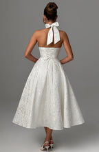 Amber Midi Dress - Ivory