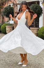 Amber Midi Dress - Ivory