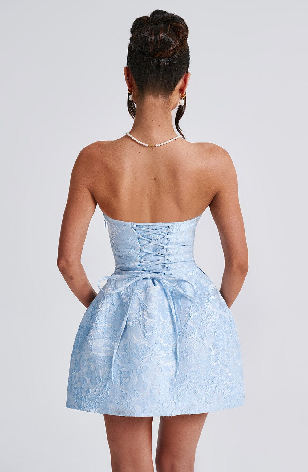 Natalie Mini Dress - Blue