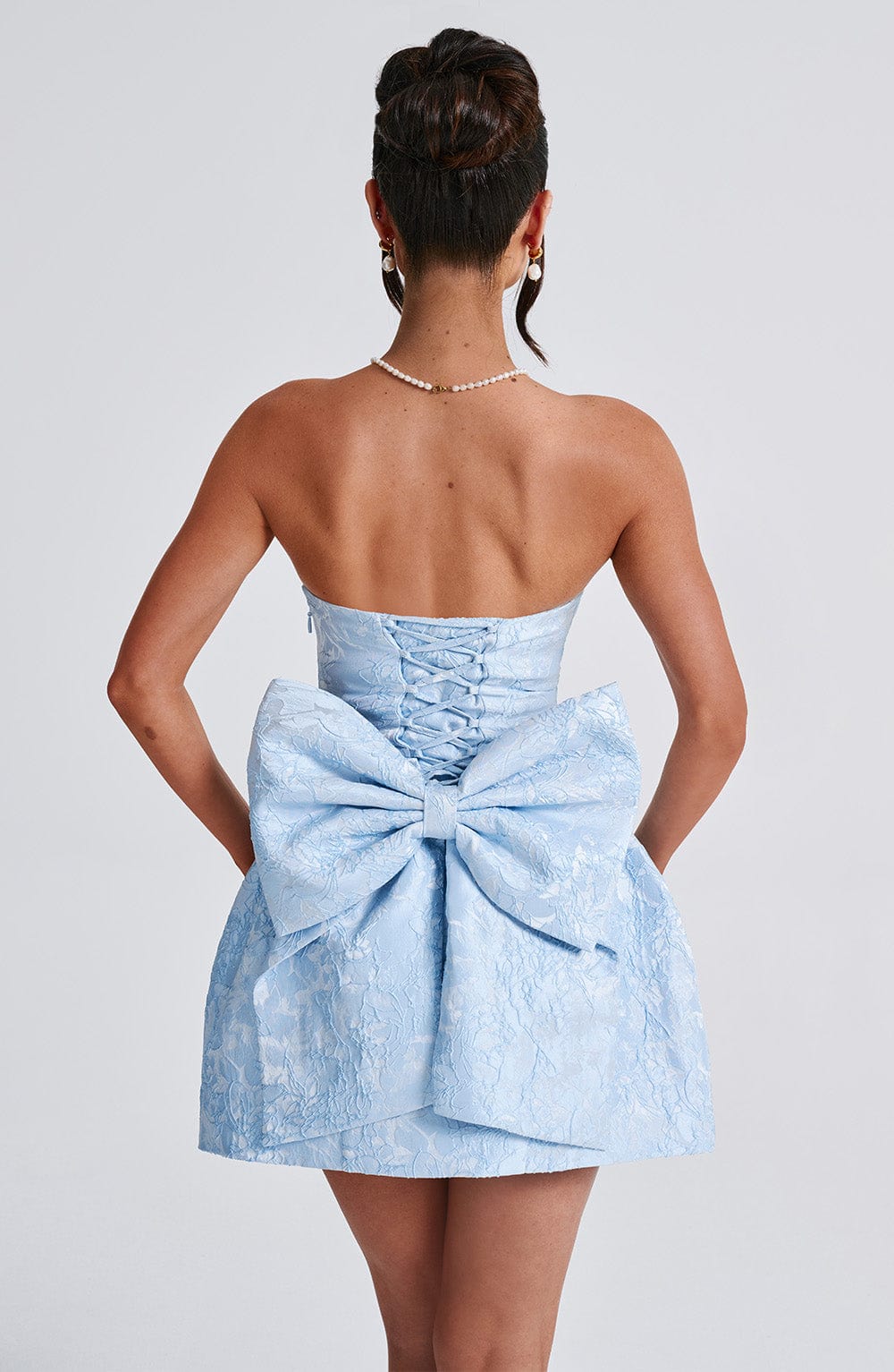 Natalie Mini Dress - Blue