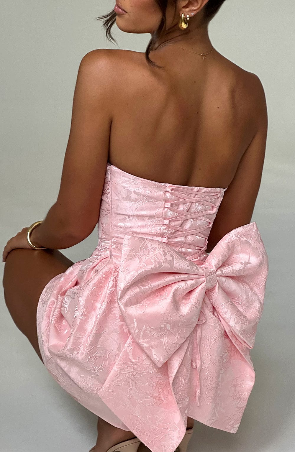 Natalie Mini Dress - Blush
