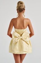 Natalie Mini Dress - Lemon