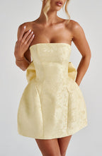 Natalie Mini Dress - Lemon