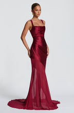 Megan Gown - Burgundy