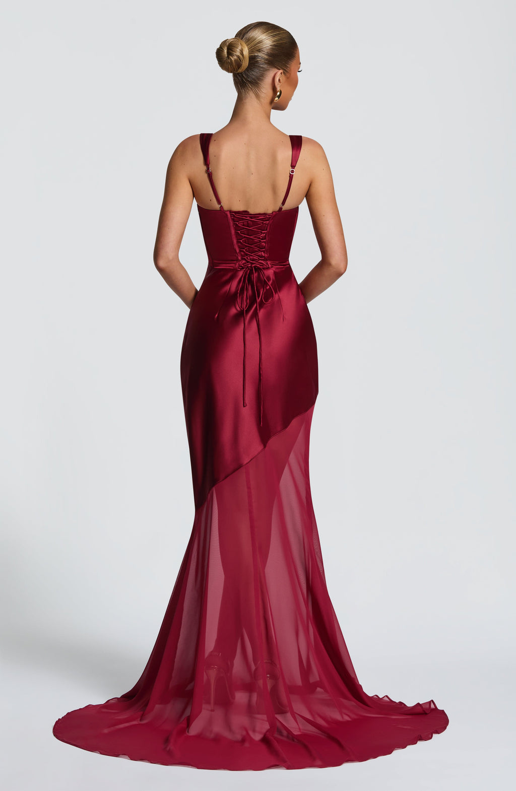 Megan Gown - Burgundy