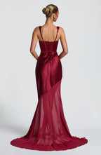 Megan Gown - Burgundy