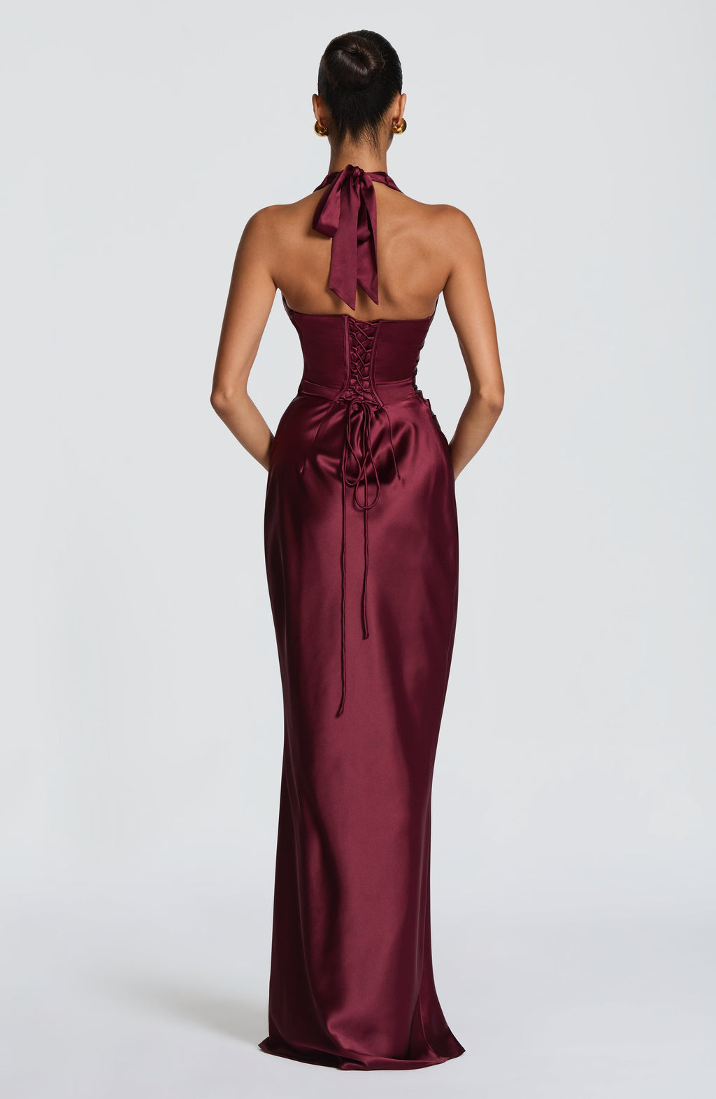Edith Maxi Dress - Cherry Lacquer