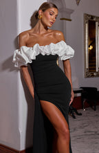 Jessica Maxi Dress - Black/White