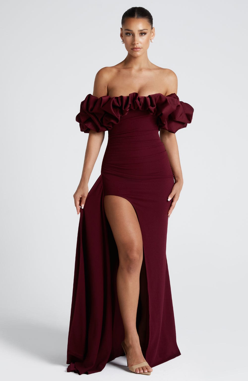 Jessica Maxi Dress - Cherry Lacquer