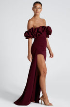 Jessica Maxi Dress - Cherry Lacquer