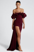 Jessica Maxi Dress - Cherry Lacquer