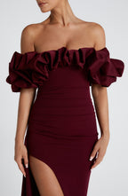 Jessica Maxi Dress - Cherry Lacquer