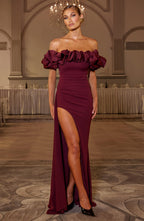 Jessica Maxi Dress - Cherry Lacquer
