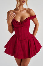 Lauren Playsuit - Red