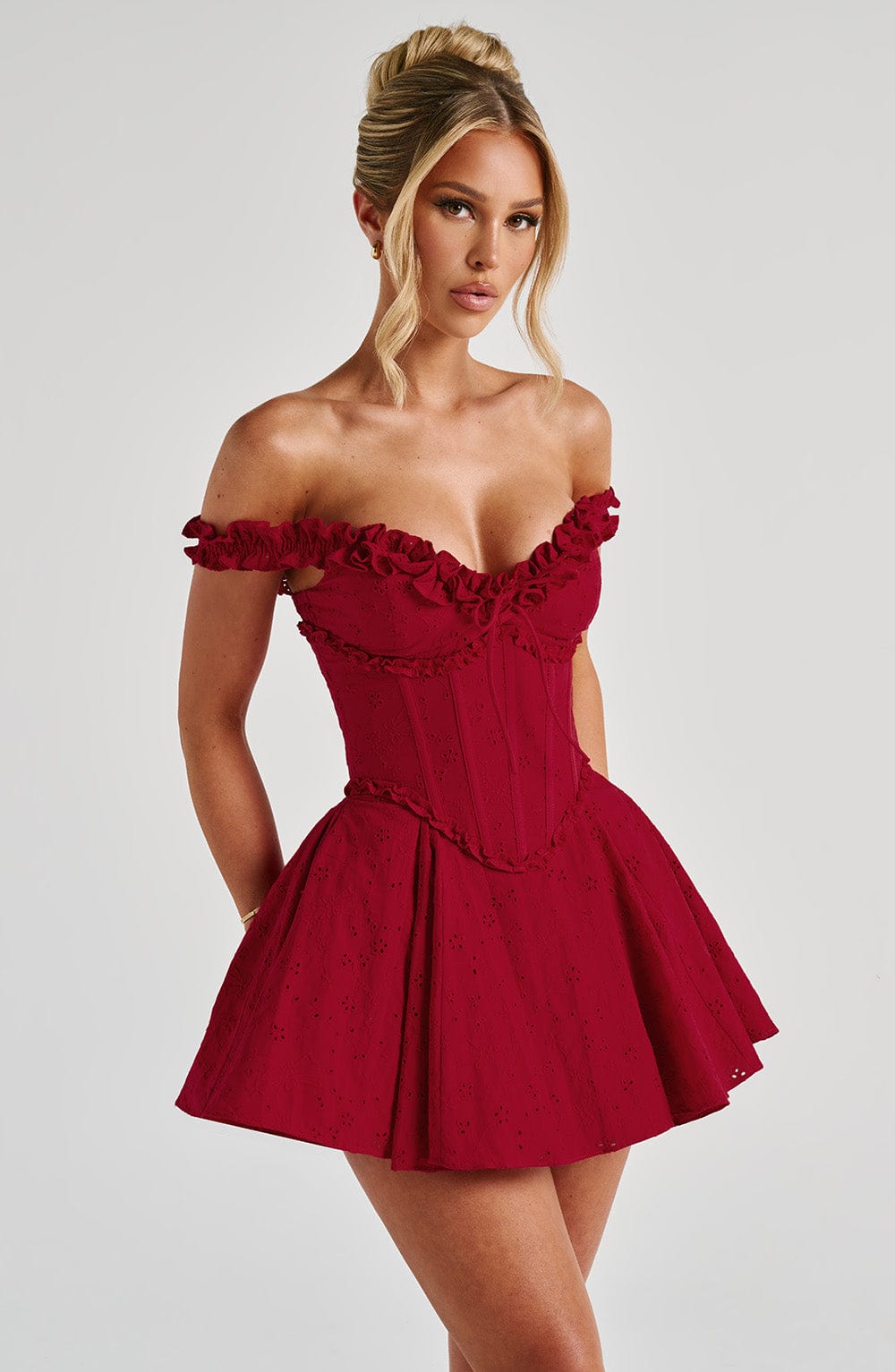 Lauren Playsuit - Red