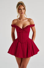 Lauren Playsuit - Red