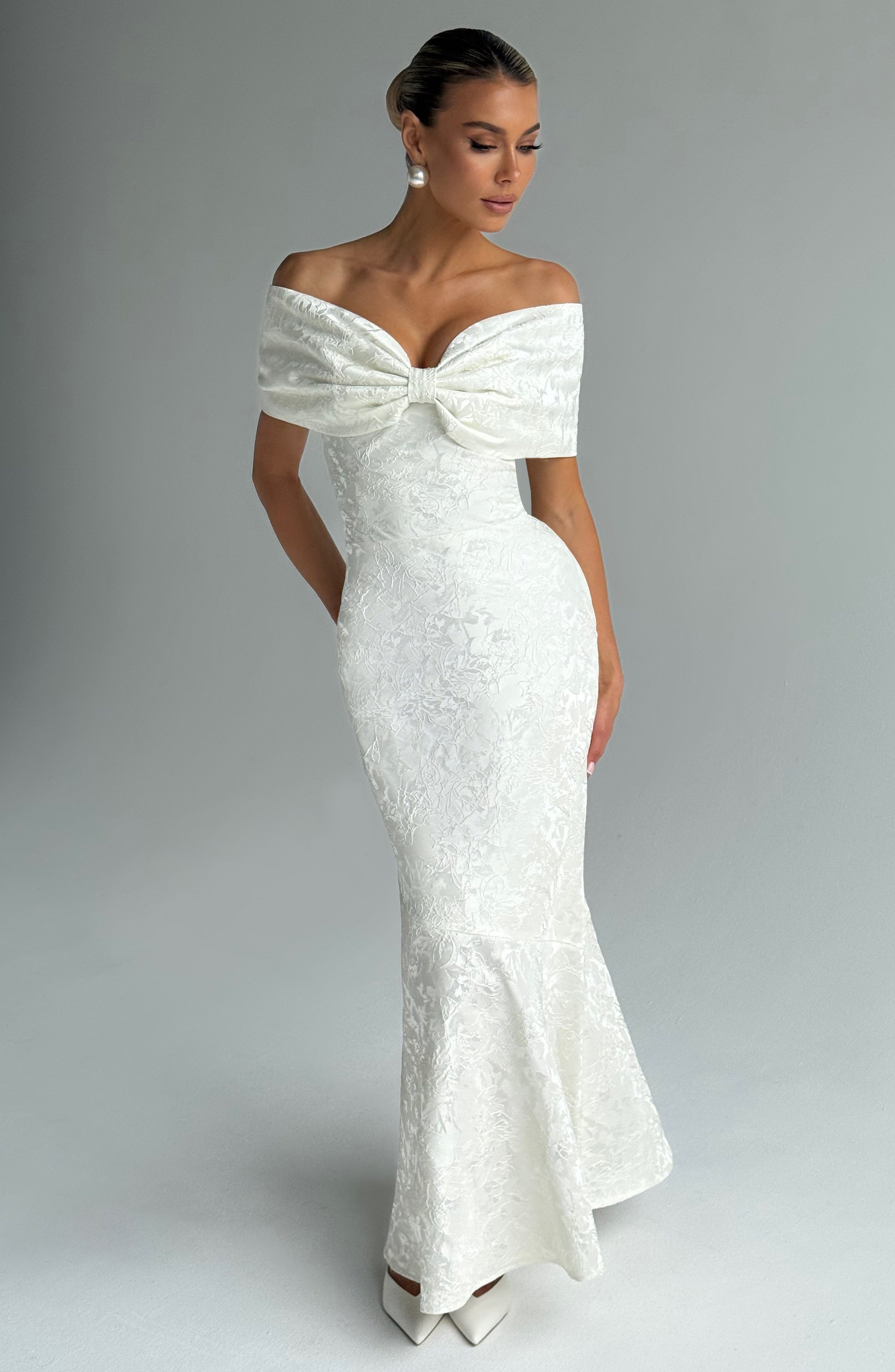 April Maxi Dress - Ivory
