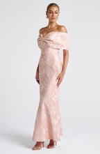 April Maxi Dress - Soft Peach