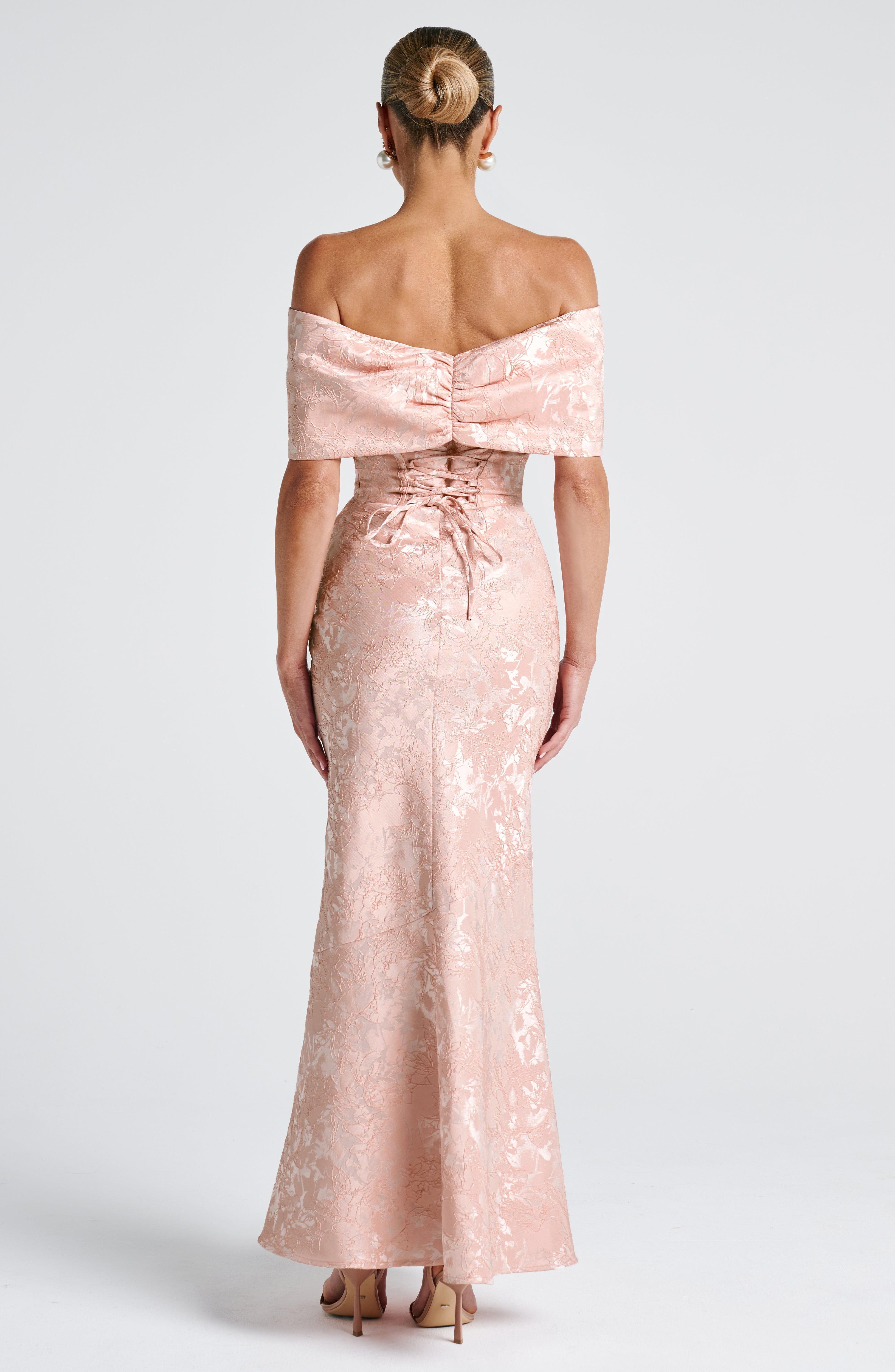April Maxi Dress - Soft Peach