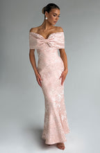 April Maxi Dress - Soft Peach
