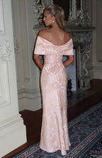 April Maxi Dress - Soft Peach