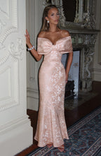 April Maxi Dress - Soft Peach