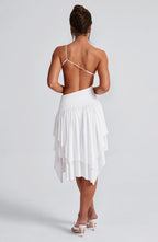 Adele Midi Dress - White