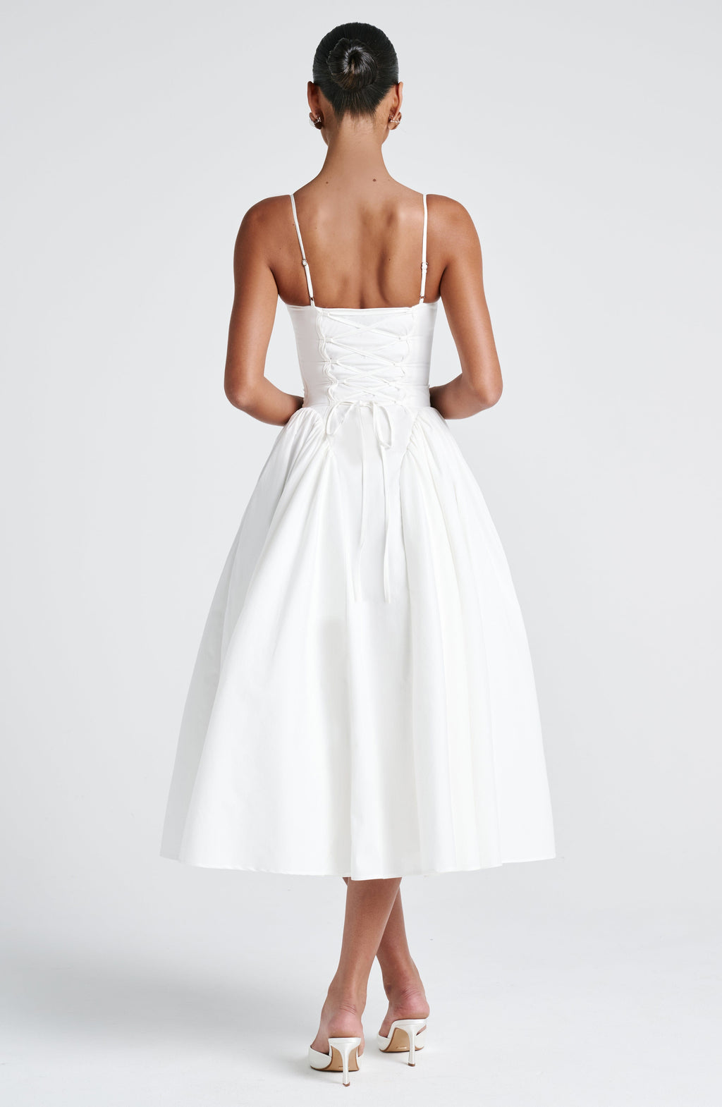 Sophie Midi Dress - Ivory