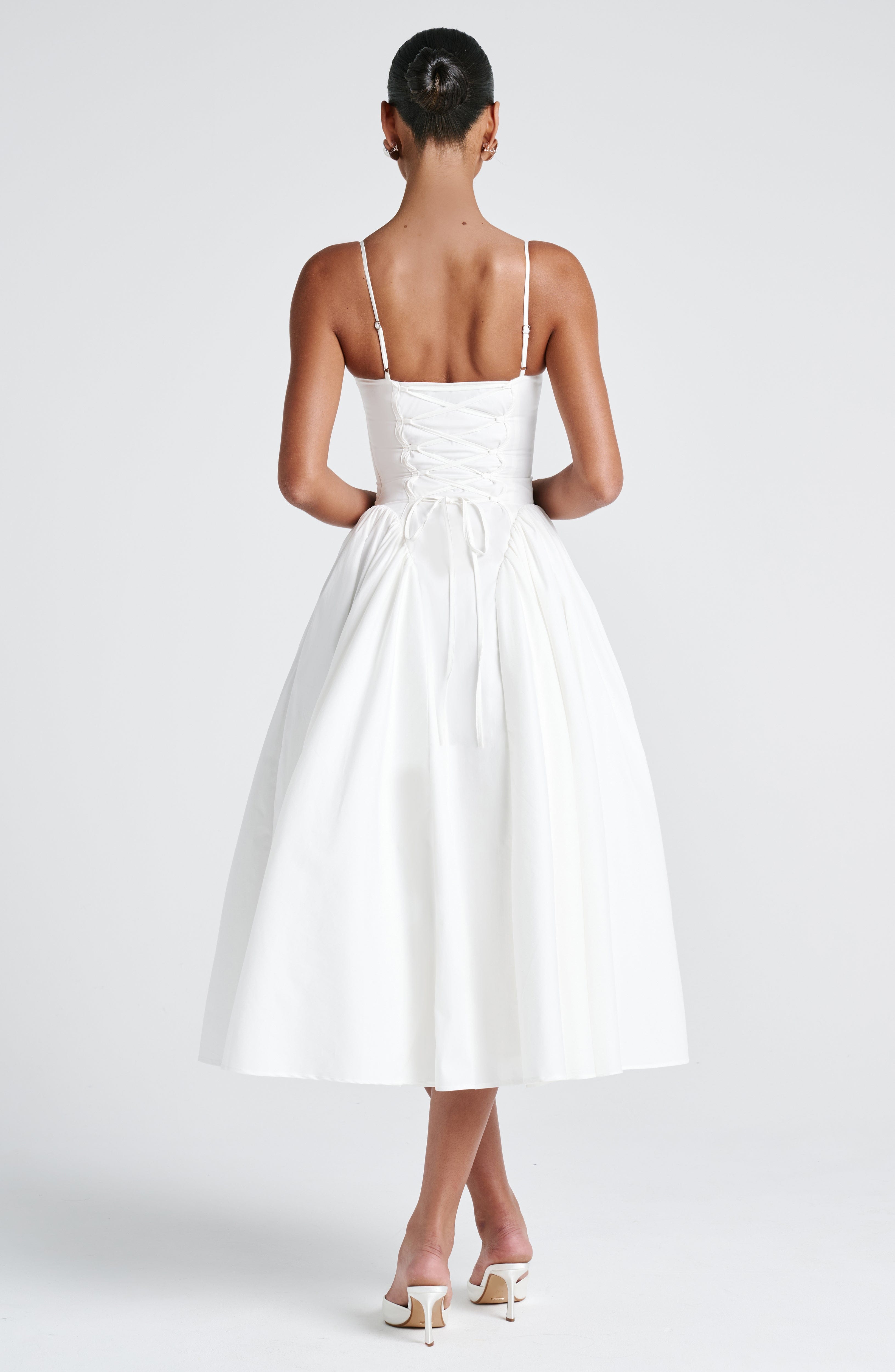 Sophie Midi Dress - Ivory