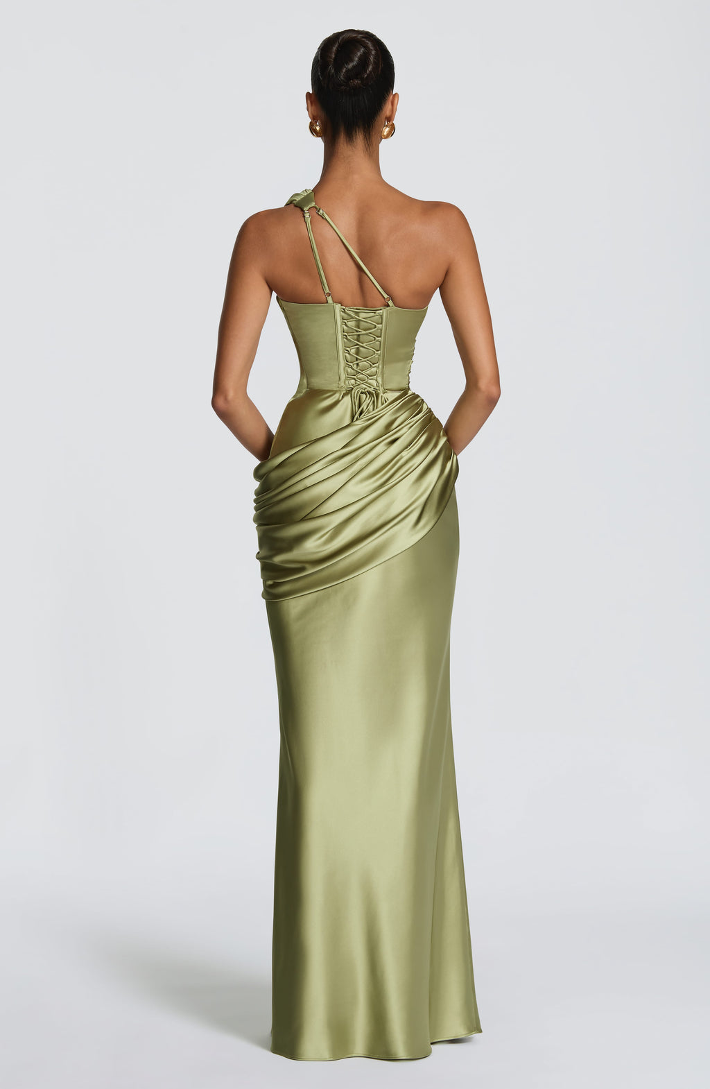 Acacia Maxi Dress - Light Olive