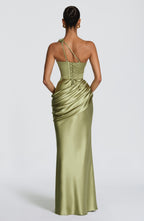 Acacia Maxi Dress - Light Olive