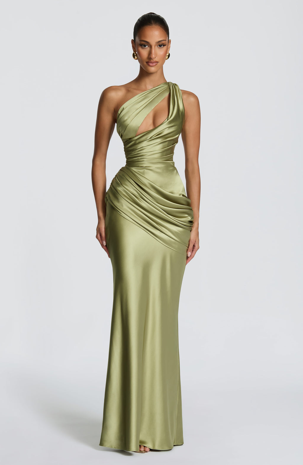Acacia Maxi Dress - Light Olive