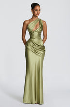 Acacia Maxi Dress - Light Olive