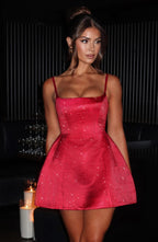 Gemma Mini Dress - Red