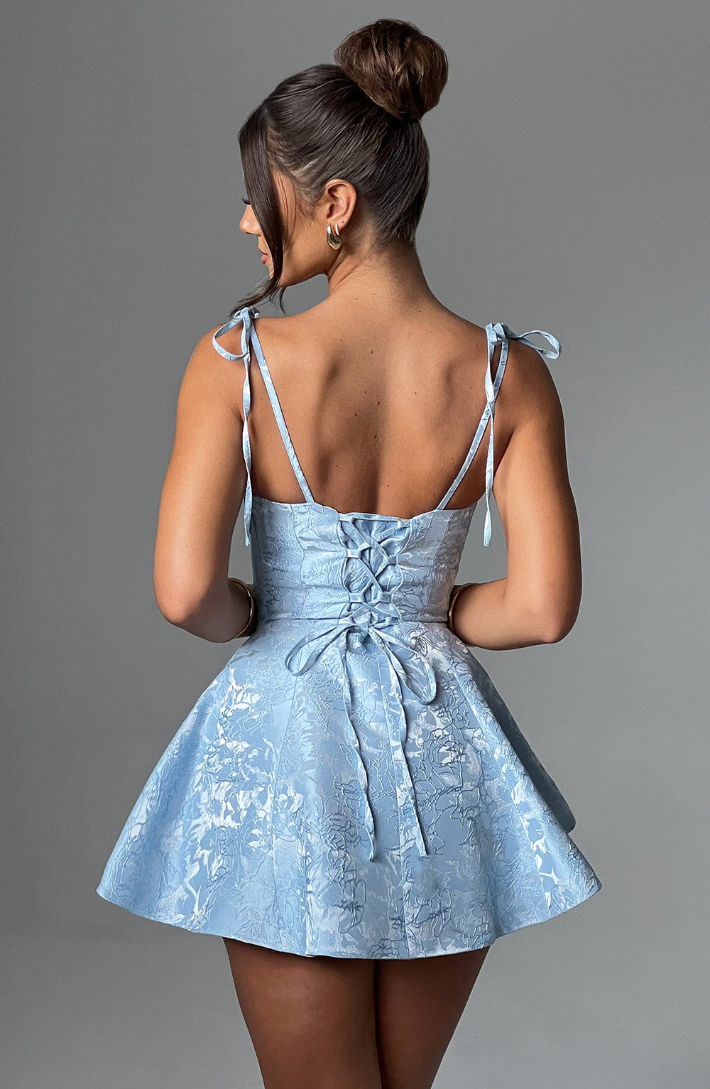 Olivia Playsuit Dress - Blue