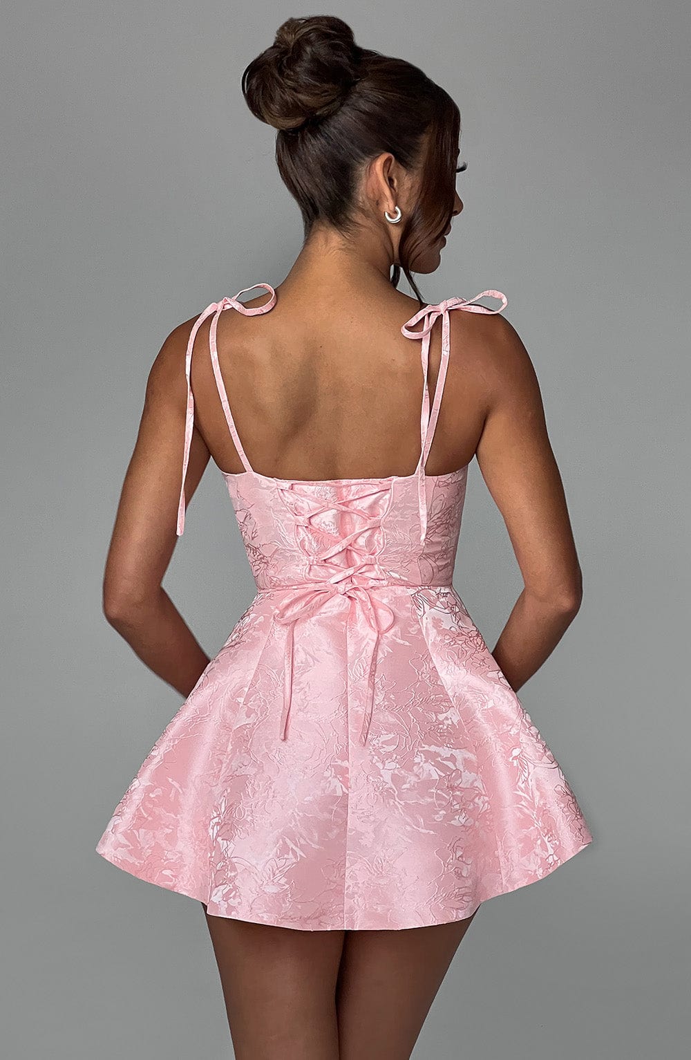 Olivia Playsuit Dress - Blush