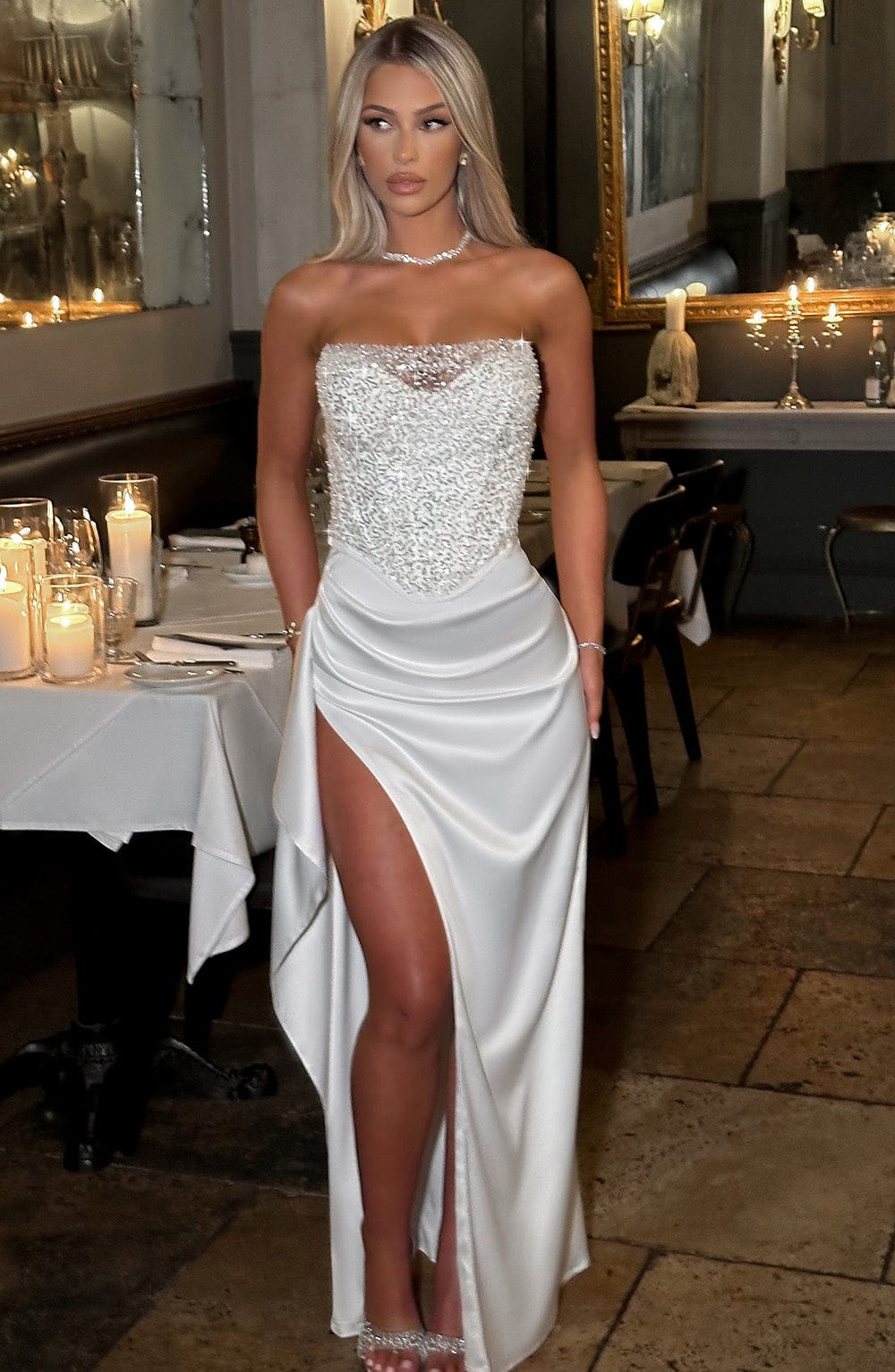 Colette Maxi Dress - Ivory