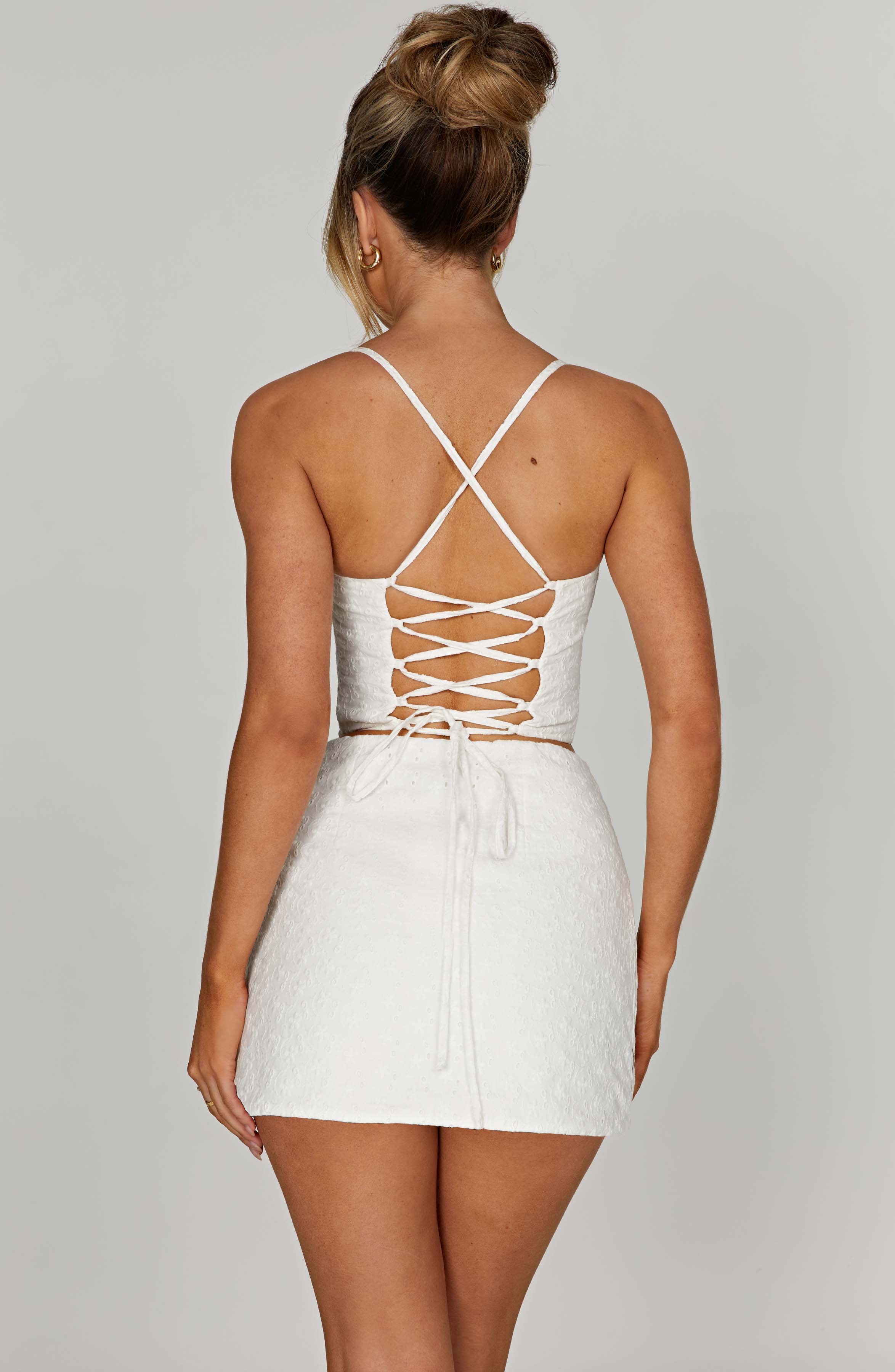 Rosie Mini Skirt - Ivory
